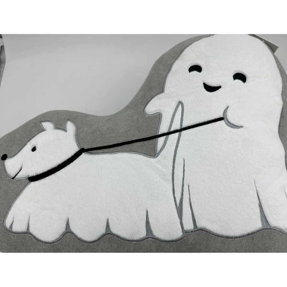 Isaac Mizrahi New York Ghost Dog Decorative Throw Pillow 20 Inch